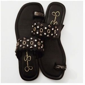 Jessica Simpson flat bejewled/sequin scandal